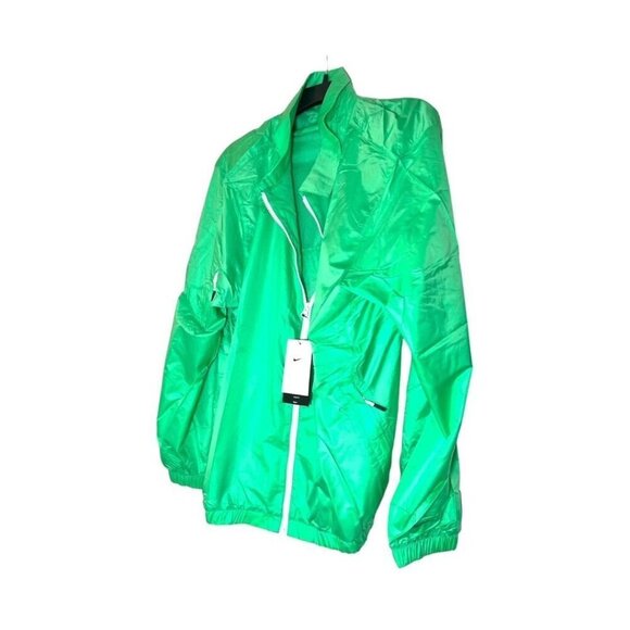 Nike Mens Green Full Zip Up Light Water Repellent Pockets Golf Jacket Sz XL New - Picture 4 of 12